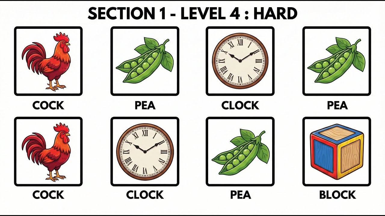 Say The Word On Beat: PEA - COCK - BLOCK - CLOCK Challenge!