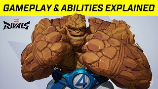 MARVEL RIVALS THE THING GAMEPLAY & ABILITIES FIRST LOOK!