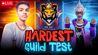FREE FIRE LIVE GUILD TEST ❌ JUST FOR FUN ✅ FACECAM LIVE #freefire #shortsfeed #freefirelive