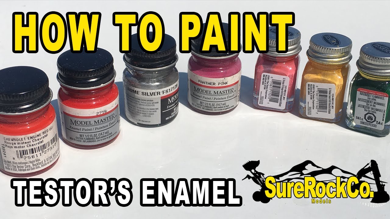 Testors Model Master Enamel Paint Chart