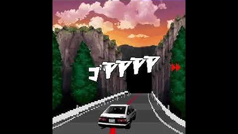 Initial D Destiny Showdown - Practice Mode 2 - Akagi Section 2 (ENG SUB)