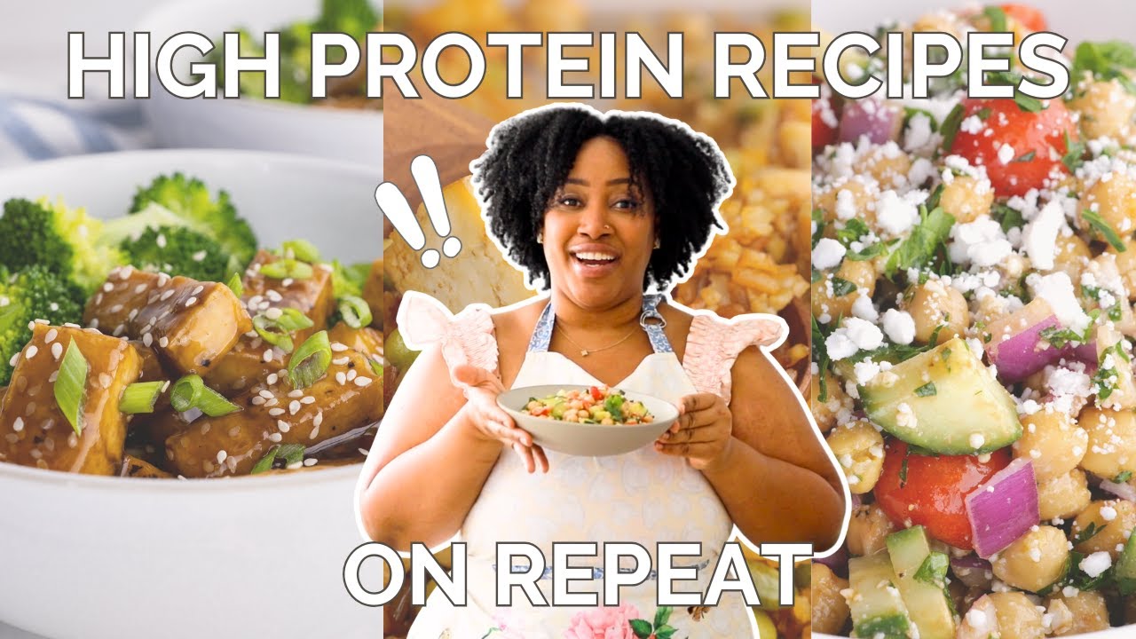 High protein vegan recipes I make every week | Staple meal prep vegan ...