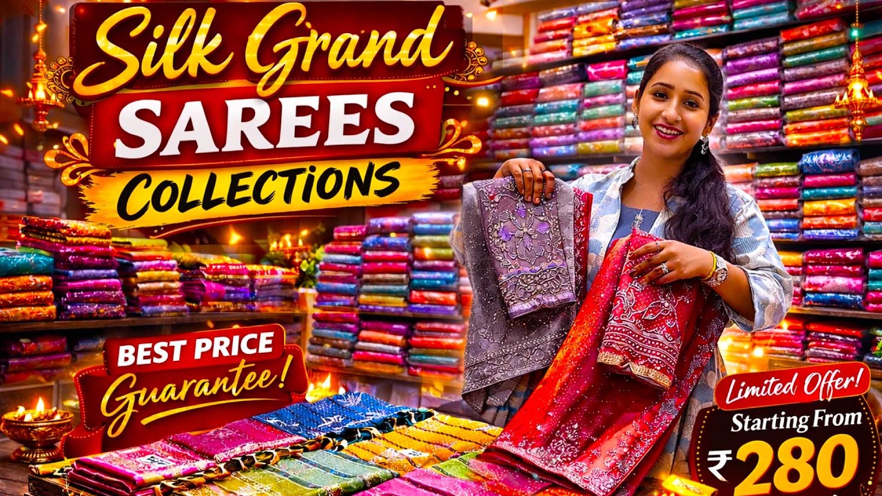 STONE WORK SAREES COLLECTIONS | செம்மை யா இருக்கு | ABIRAMI TEX