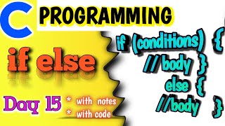 If Else Statements in C Programming | C Programming Tutorial | C Programming 15