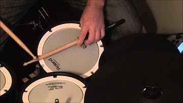 Drum Lesson 1 - How to enable X-Stick ( Cross stick) Roland TD-11 KV