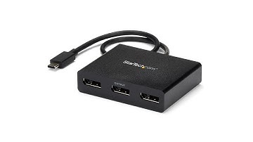 USB-C naar DisplayPort multi-monitor video splitter - 3 poorts MST hub - MSTCDP123DP | StarTech.com