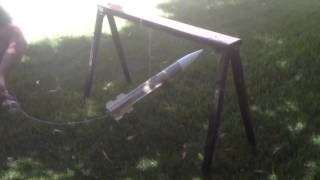 Snake Eye bomb rocket ejection charge test