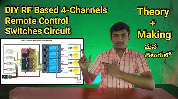 "Wireless Wonder: Create Your Own RF 4 Channel Remote Control Switches!"