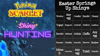 🔴Live Shiny Hunting For Easter Event Bingo In Pokémon Scarlet The Indigo Disk Dlc #shorts
