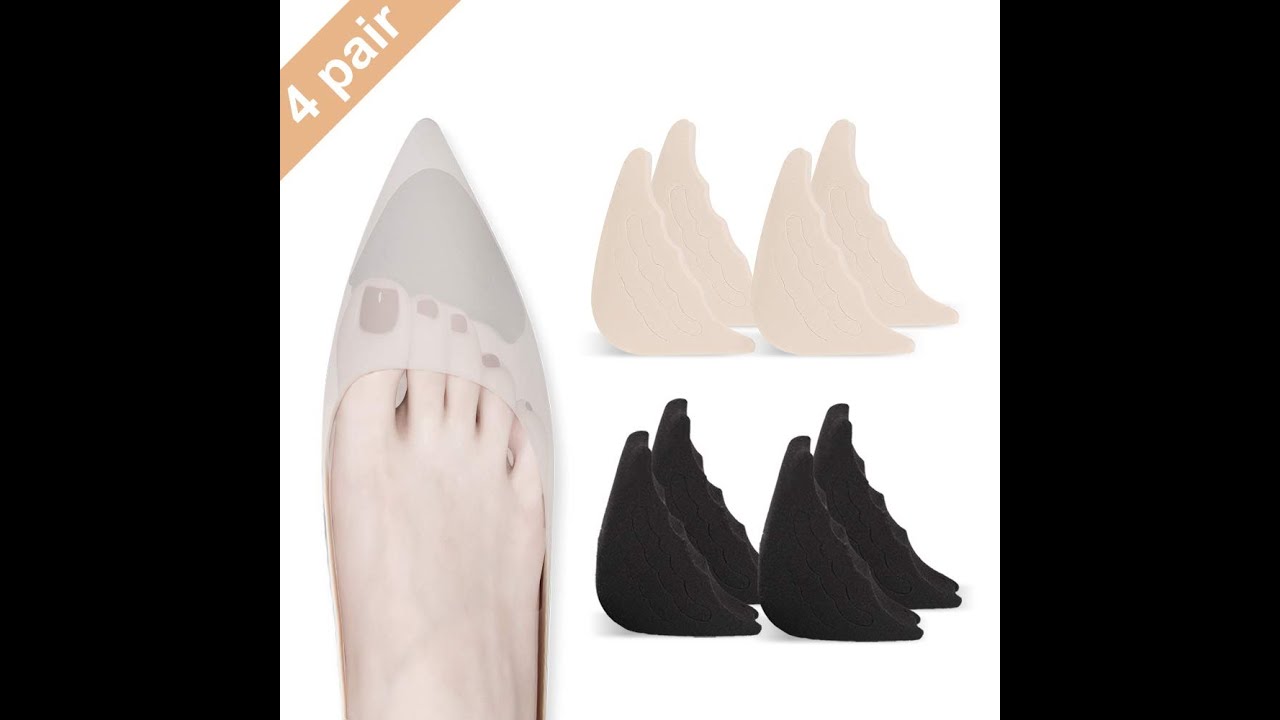4 Pairs Toe Filler Inserts Adjustable Toe Plug Reusable Shoe Filler For 4 Pairs Toe Filler Inserts Adjustable Toe Plug Reusable Shoe Filler For