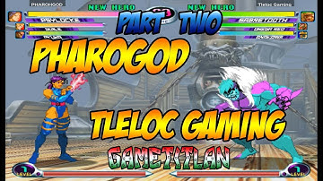 Marvel Vs Capcom 2 -PHAROGOD VS Tleloc Gaming -Part 2,Fightcade ,Flycast,CHAQN2,TLELOC,BahamianKing