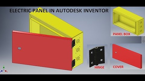 Electric Panel Box in Inventor Sheet Metal || Flat Pattern of Electric Panel || Panel in Sheet Metal
