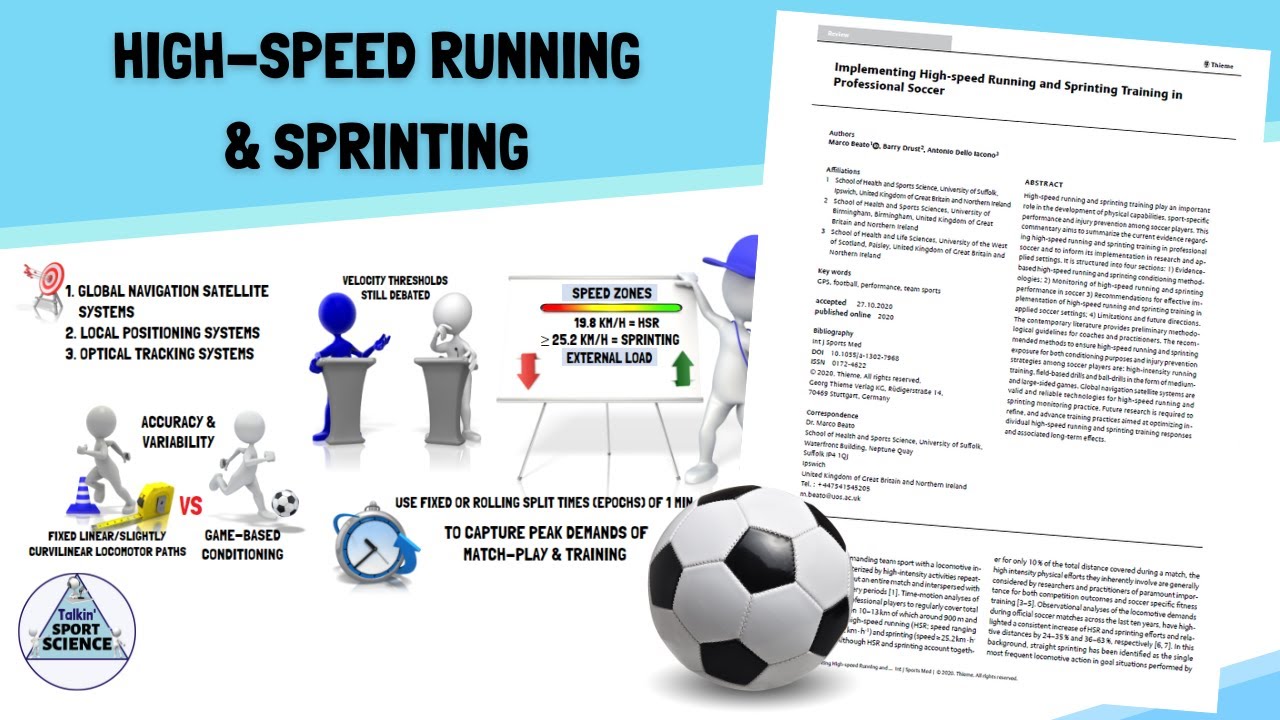 HIGH-SPEED RUNNING & SPRINTING TRAINING IN SOCCER BY MARCO BEATO