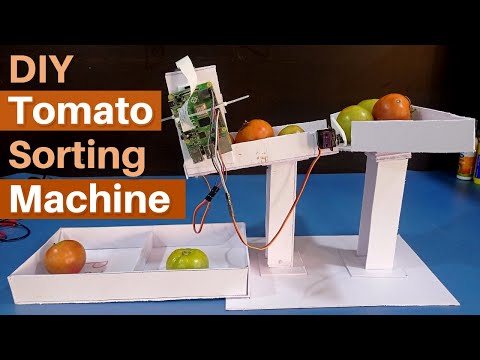 Raspberry Pi based Tomato Sorting Machine using Edge Impulse TinyML