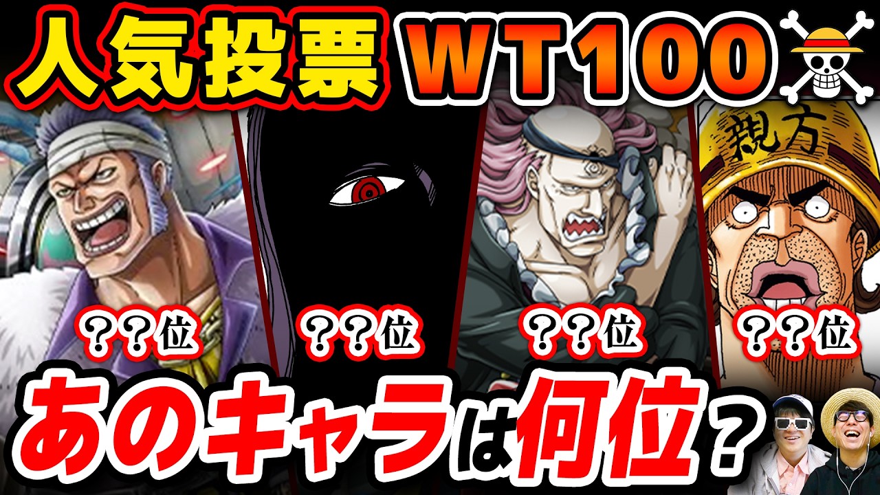 One Piece] Results Prediction! Popularity Vote Ranking WT100