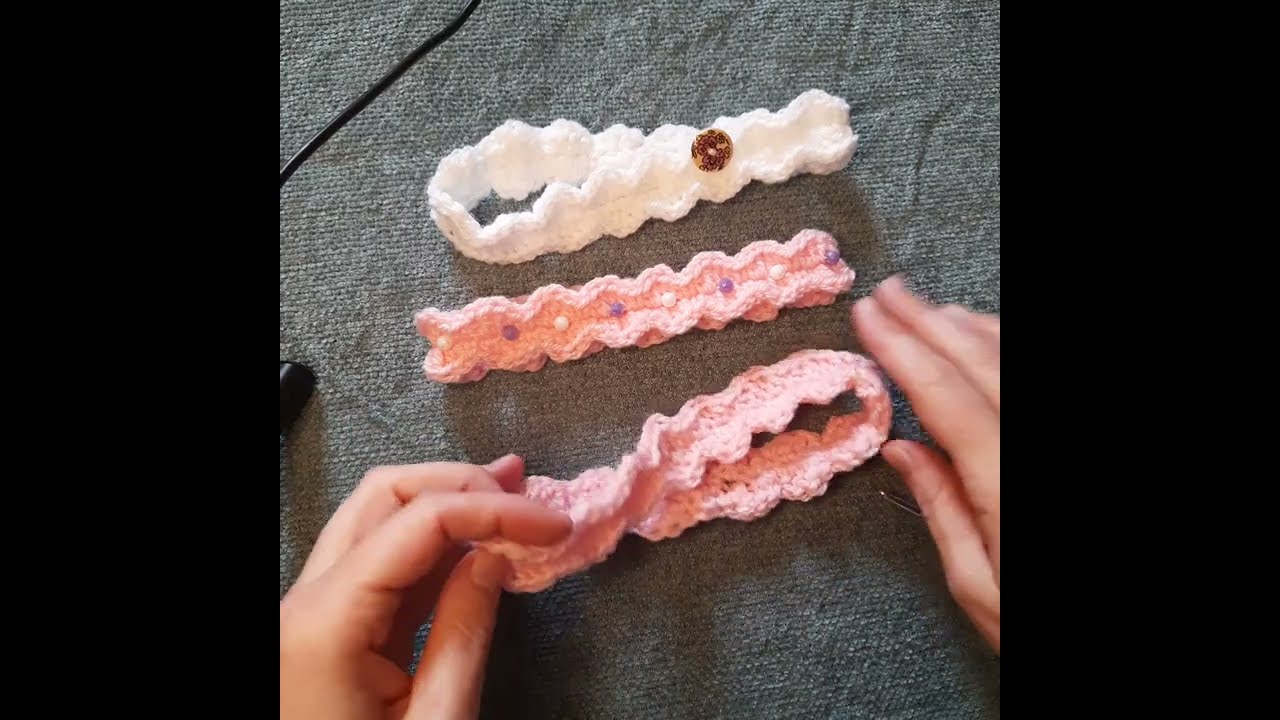 Stirnband/schnullerkette/haarband/taschenband, Baby häkeln, auch für Anfänger super geeignet!