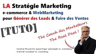 LA Stratégie Marketing e-commerce et webmarketing pour générer des Leads et faire des Ventes [Tuto]