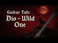 Guitar Tab: Dio - Wild One