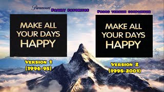 Paramount Home Video Family Favorites Collection Promo Comparison 1996 Vs 1998