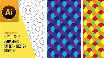 Adobe Illustrator Geometric Pattern Background Design Tutorial