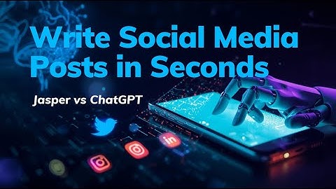 Write Social Media Posts in Seconds with AI (Jasper vs ChatGPT)