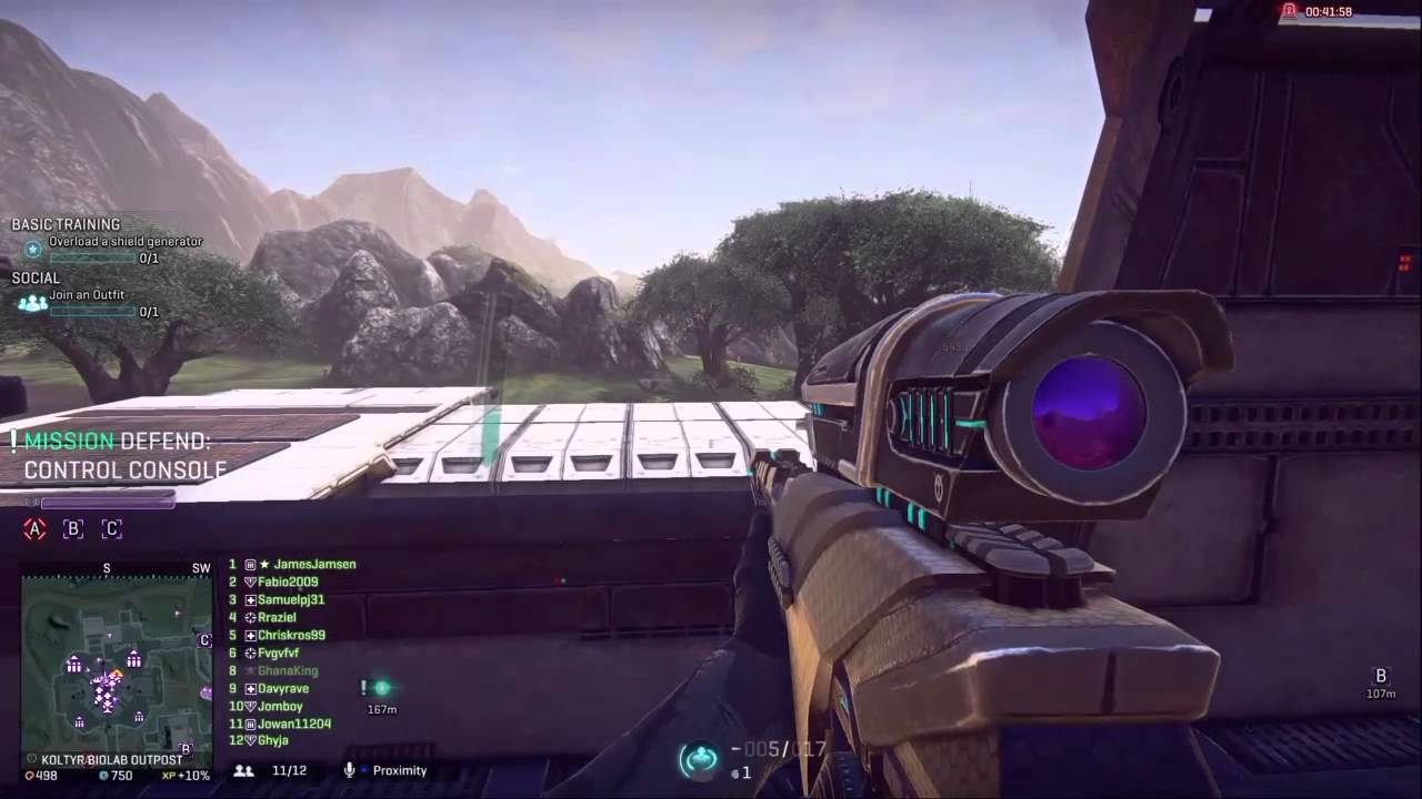 Planetside2 Vanu sniper montage