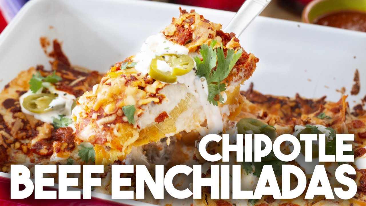 Chipotle Beef Enchiladas