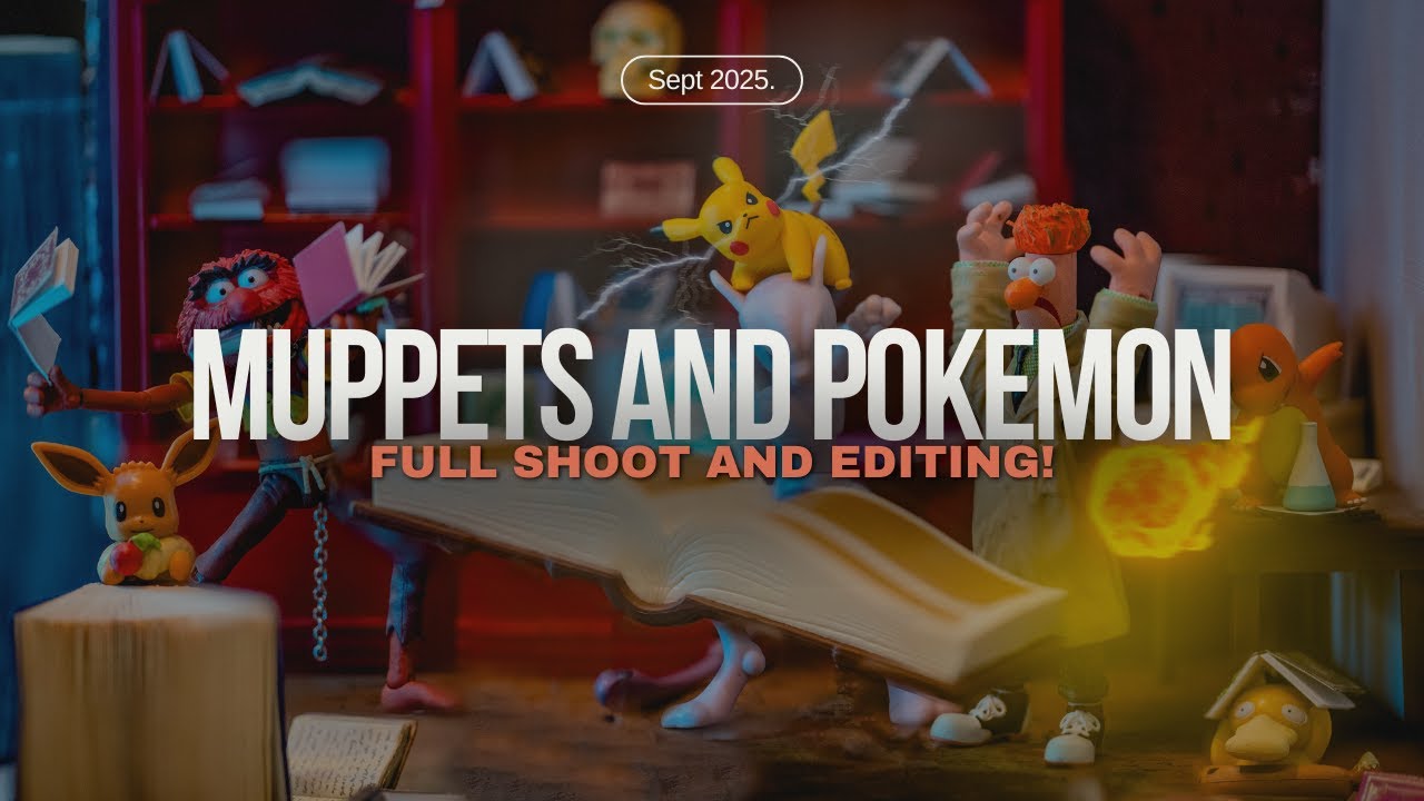 Toy Photography shoot- Muppets & Pokemon