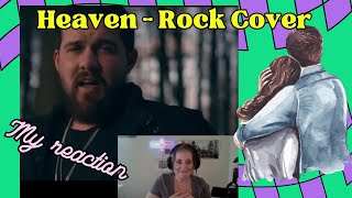 Heaven @bryanadams Rock Cover - @DrewJacobsMusic ft. David Garcia - Official (REACTION)