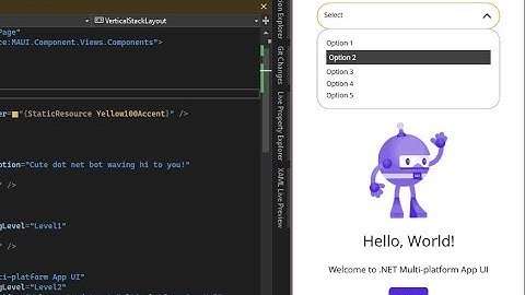 Step 1: How to create a custom dropdown menu component with MAUI .NET