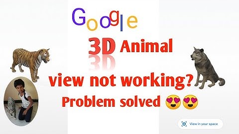 Google 3d animals camera not working/ Problem fix/Google animals 3d view in tamil phone settings