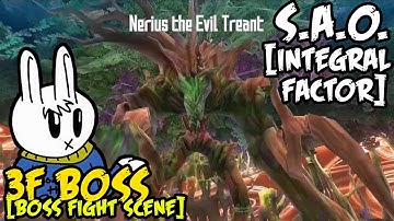 SWORD ART ONLINE INTEGRAL FACTOR - 3RD FLOOR (3F) BOSS (BOSS FIGHT SCENE)
