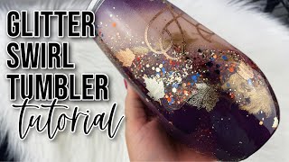 Glitter Swirl Tumbler Tutorial