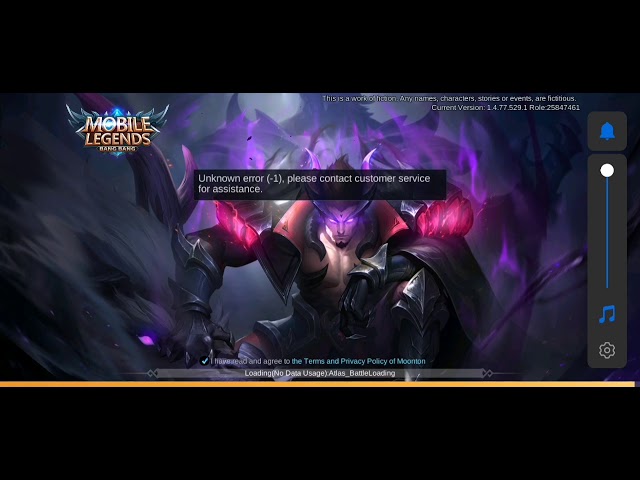 How to fix Mobile legends error please contact customer service