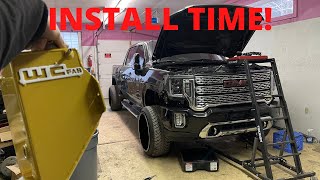 Installing My WC FAB Coolant Tank On My 2020 Duramax! (Cleaning Up The Engine Bay!)