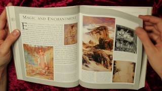 Flipping through a book ASMR ♔ Celtic Mythology ♔ soft spoken page turning screenshot 3
