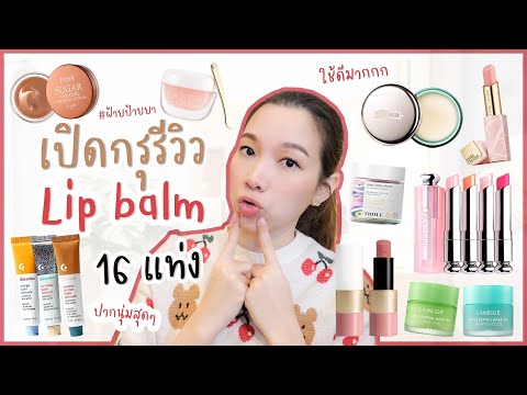 เปิดกรุรีวิว ลิปบาล์ม ลิปมัน ตัวดัง ทั้งหมด 16 แท่ง | ฝ้ายป้ายยา