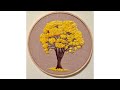 Amazing and Realistic Tree Hand Embroidery | Simple and Easy Stitches