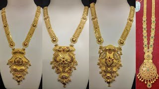 New Arrival hallmark gold haram design collection