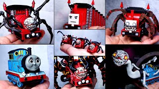 Making All Choo-Choo Charles & Thomas.EXE Spider Sculptures Timelapse