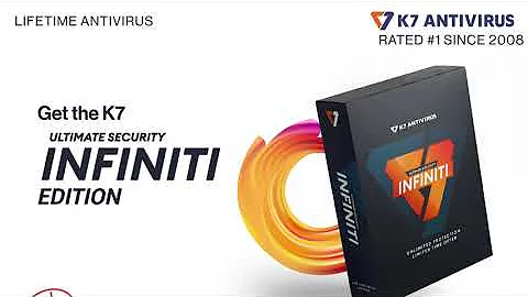 K7 Infiniti - #Antivirus With Lifetime Validity | No Renewals Ever | Protects upto 5 Devices