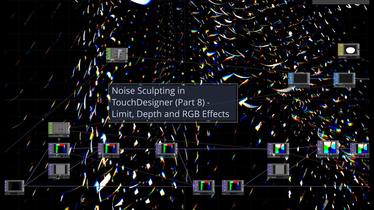 Noise Sculpting in TouchDesigner (Part 8) - Abstract Particle ...