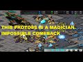 THIS PROTOSS IS A MAGICIAN  I CANT BELIEVE I LOSS THIS