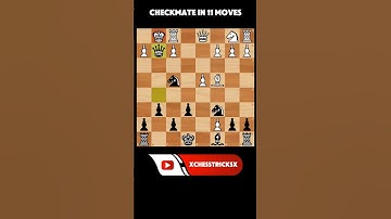 Checkmate In 11 Moves Gameplay  #chess #chessgame #chessopening