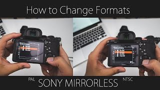 Sony Mirrorless: Switch between NTSC and PAL