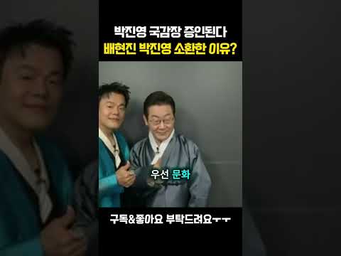 [채널인 심층분석]박진영 국감장 증인된다 배현진 박진영 소환한 이유 #박진영 #배현진 #국정감사 #정치