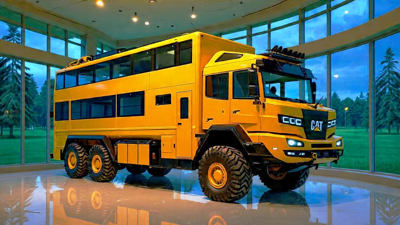 2026 Caterpillar Double Decker 6×6 Motorhome | Ultimate Luxury Off-Road ...
