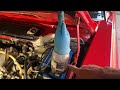 Mercedes 107 SL vacuum leak detection