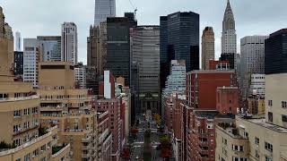 Romance of Park Ave in New York City 丨JPMorgan New Headquarters Building丨432 Park Ave #dronefootage