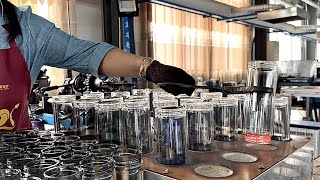 The amazing production process of double-layer glass water cups, a remarkable glass manufacturer